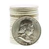 Image 1 : Roll of (20) Brilliant Uncirculated 1960-D Franklin Half Dollar Coins