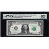 Image 1 : 1981 $1 Federal Reserve Note St Louis PMG Choice Uncirculated 63EPQ Low Serial N