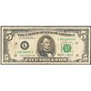 Image 2 : 1985 $5 Federal Reserve Partial Offset ERROR Note