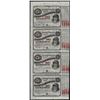 Image 1 : Uncut Sheet of (4) State of Louisiana Baby Bond Obsolete Notes