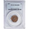 Image 1 : 1907 Indian Head Cent Coin PCGS MS63RB