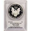 Image 2 : 2015-W $1 Proof American Silver Eagle Coin PCGS PR70DCAM W/Miles Standish Signat