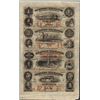 Image 1 : Uncut Sheet of 1857 Western Exchange Fire & Marine Insurance Co. Obsolete Notes