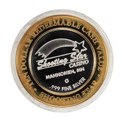 .999 Silver Shooting Star Casino Mahnomen, MN $10 Casino Limited Edition Gaming