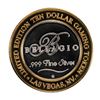 Image 1 : .999 Silver Bellagio Las Vegas, Nevada $10 Casino Limited Edition Gaming Token