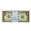 Image 1 : Pack of (100) Consecutive 2013 $1 Federal Reserve STAR Notes San Francisco