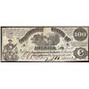 Image 1 : 1861 $100 Confederate States of America Note