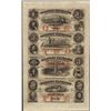 Image 1 : Uncut Sheet of 1857 Western Exchange Fire & Marine Insurance Co. Obsolete Notes