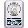 Image 2 : 1928 $1 Peace Silver Dollar Coin NGC MS63