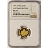 Image 1 : 1997 China 10 Yuan Auspicious Matters Gold Coin NGC MS69