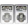 Image 2 : Lot of (2) 1973 Israel 10 Lirot Silver Coins NGC PF66 Ultra Cameo