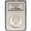 Image 1 : 1880/9-S VAM-11 Medium S $1 Morgan Silver Dollar Coin NGC MS64 Hot 50