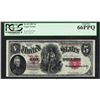 Image 1 : 1907 $5 Woodchopper Legal Tender Note Fr.85 PCGS Gem New 66PPQ