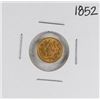 1852 $1 Liberty Head Gold Dollar Coin