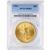 Image 1 : 1924 $20 St. Gaudens Double Eagle Gold Coin PCGS MS64