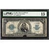 Image 1 : 1923 $5 Porthole Silver Certificate Note Fr.282 PMG Choice Fine 15