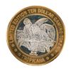 Image 1 : .999 Fine Silver Tropicana Las Vegas $10 Casino Limited Edition Gaming Token