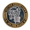 Image 1 : .999 Silver Black Bear Hotel $10 Casino Limited Edition Gaming Token