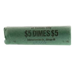 Roll of (50) Brilliant Uncirculated 1961-D Roosevelt Dime Coins