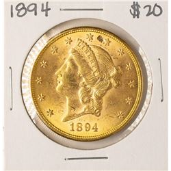 1894 $20 Liberty Head Double Eagle Gold Coin