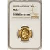 Image 1 : 1912-M Australia Sovereign Gold Coin NGC MS62