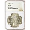 Image 1 : 1881-S $1 Morgan Silver Dollar Coin NGC MS65