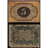 Image 2 : Lot of 1863 Five Cents First and Third Issue Fractional Currency Notes