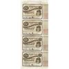 Image 1 : Uncut Sheet of (4) State of Louisiana Baby Bond Obsolete Notes