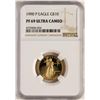 Image 1 : 1990 Proof $10 American Gold Eagle Coin NGC PF69 Ultra Cameo