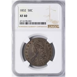 1832 Capped Bust Half Dollar Coin NGC XF40