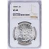 Image 1 : 1888-S $1 Morgan Silver Dollar Coin NGC MS62