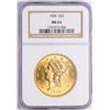 Image 1 : 1904 $20 Liberty Head Double Eagle Gold Coin NGC MS63