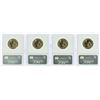 Image 2 : Lot of (4) 2007-P George Washington Presidential Dollar Coins NGC MS65 FDOI