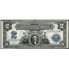 Image 1 : 1899 $2 Mini-Porthole Silver Certificate Note