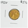 Image 1 : 1926 $2 1/2 Indian Head Quarter Eagle Gold Coin