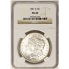 Image 1 : 1881-S $1 Morgan Silver Dollar Coin NGC MS64