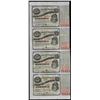 Image 1 : Uncut Sheet of (4) State of Louisiana Baby Bond Obsolete Notes