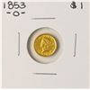 Image 1 : 1853-O $1 Liberty Head Gold Dollar Coin
