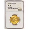 Image 1 : 1916 Cuba 10 Pesos Gold Coin NGC MS62