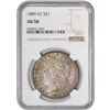 Image 2 : 1889-CC $1 Morgan Silver Dollar Coin NGC AU58