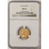 Image 1 : 1914-D $2 1/2 Indian Head Quarter Eagle Gold Coin NGC MS61