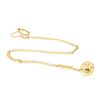 Image 1 : 10-14KT Yellow Gold Watch Fob with Attached Gold Globe