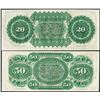 Image 2 : Lot of 1872 $20 & $50 State of South Carolina Revenue Bond Obsolete Notes