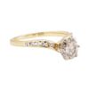 Image 1 : 10KT Yellow Gold 1.15 ctw Diamond Ring