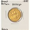 Image 1 : 1889 Great Britain Sovereign Gold Coin