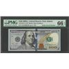 Image 1 : 2009A $100 Federal Reserve Note Radar Serial Number PMG Gem Uncirculated 66EPQ