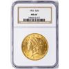 Image 1 : 1903 $20 Liberty Head Double Eagle Gold Coin NGC MS64