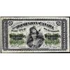 Image 1 : 1870 Twenty-Five Cents Dominion of Canada Note
