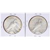 Image 2 : Lot of 1924-S & 1926-S $1 Peace Silver Dollar Coins