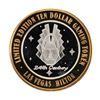 Image 2 : .999 Silver Hilton Las Vegas $10 Casino Limited Edition Gaming Token
